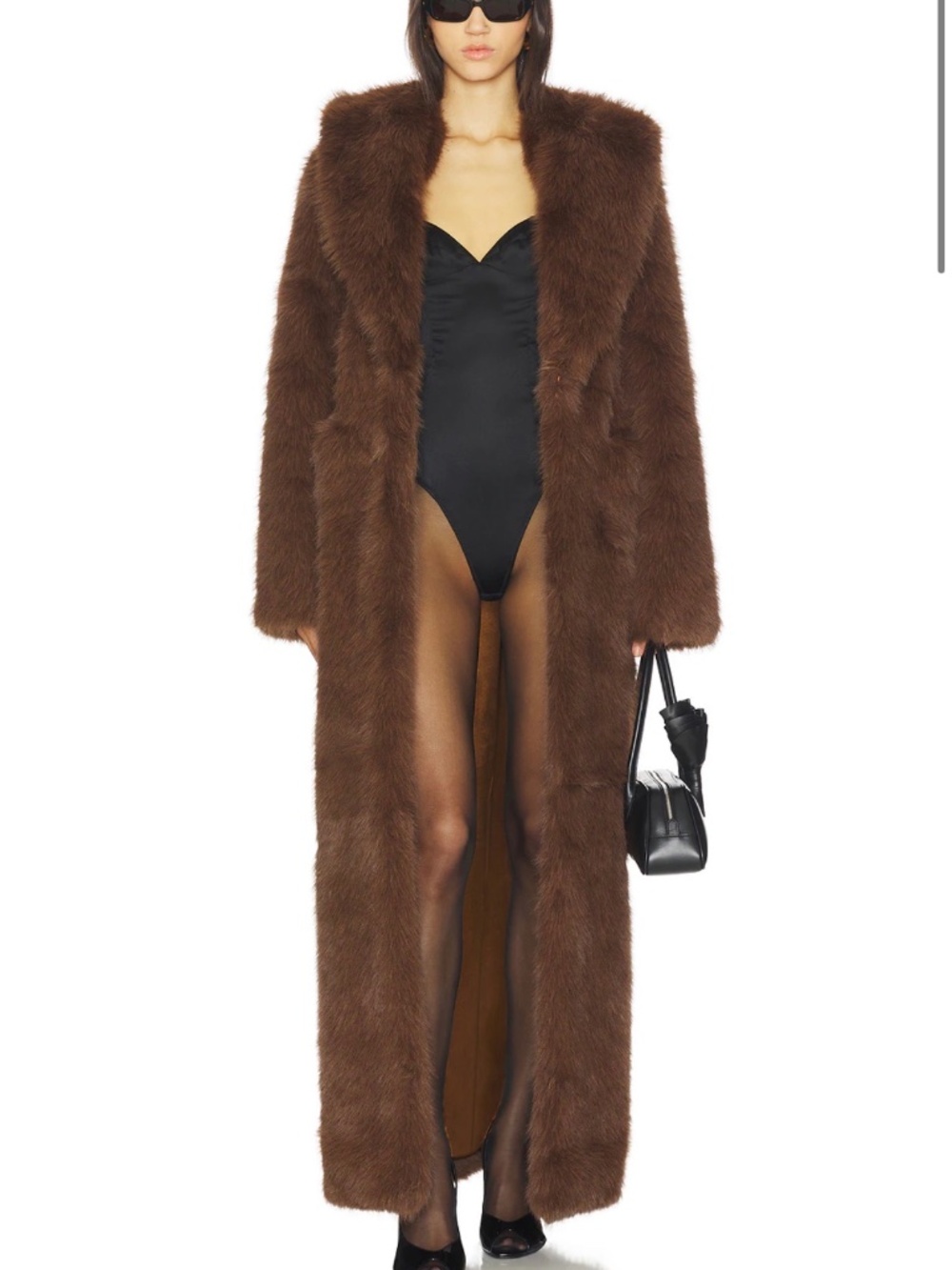 Lovers + Friends Christina Elezaj Vincent Faux Fur Coat